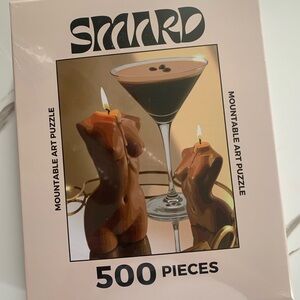 Brown Mountable Art Puzzle - 500 Pieces